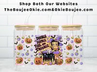 Halloween Betty Double Toil And Trouble Uv Dtf Wrap Double Sided W0724