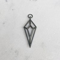 Cage Charm - Short - Oxidized