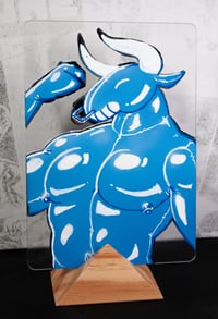 Image 3 of "Bull Toy" - original piece by Daf