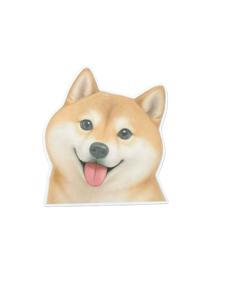 Image of shiba inu cute doge sticker