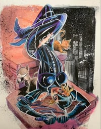 Image 1 of “Alley Queen” — Original Watercolor + Ink Illustration (11x14)