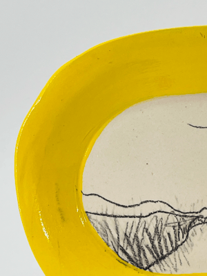 Image of Waveney Valley Willow plate (#475)