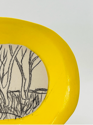 Image of Waveney Valley Willow plate (#475)