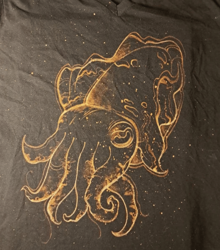 Hand-painted bleach t-shirts ❉ Image 5