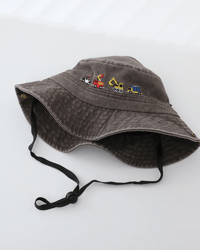 Image 3 of Construction Bucket Hat – Ages 3–8 years