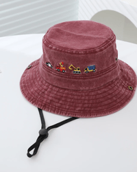 Image 6 of Construction Bucket Hat – Ages 3–8 years