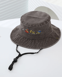 Image 9 of Construction Bucket Hat – Ages 3–8 years