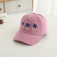 Image 7 of Floral Embroidered Cap – Ages 2–8 Years