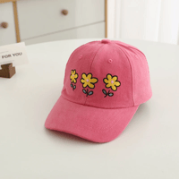 Image 8 of Floral Embroidered Cap – Ages 2–8 Years