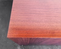 Image 5 of Minimal Walnut Pedestal Side Table