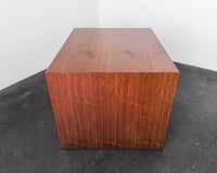 Image 7 of Minimal Walnut Pedestal Side Table