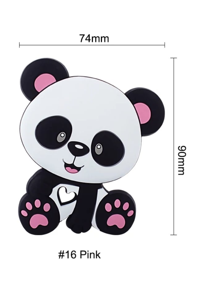 Image of Pink Koala Baby Teething Toy # BPA-Free Silicone Teether#Baby Gum Soother