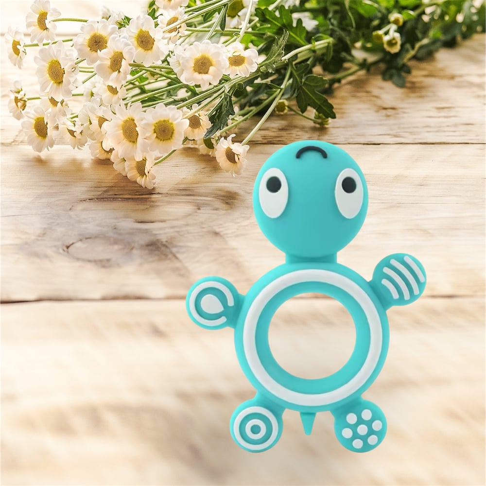 Image of Pink Koala Baby Teething Toy # BPA-Free Silicone Teether#Baby Gum Soother
