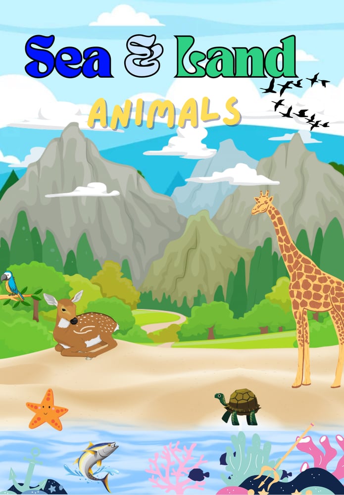 Image of Printable Kids Colouring Book – 72 Fun & Educational Pages – Full-Color PDF Download
