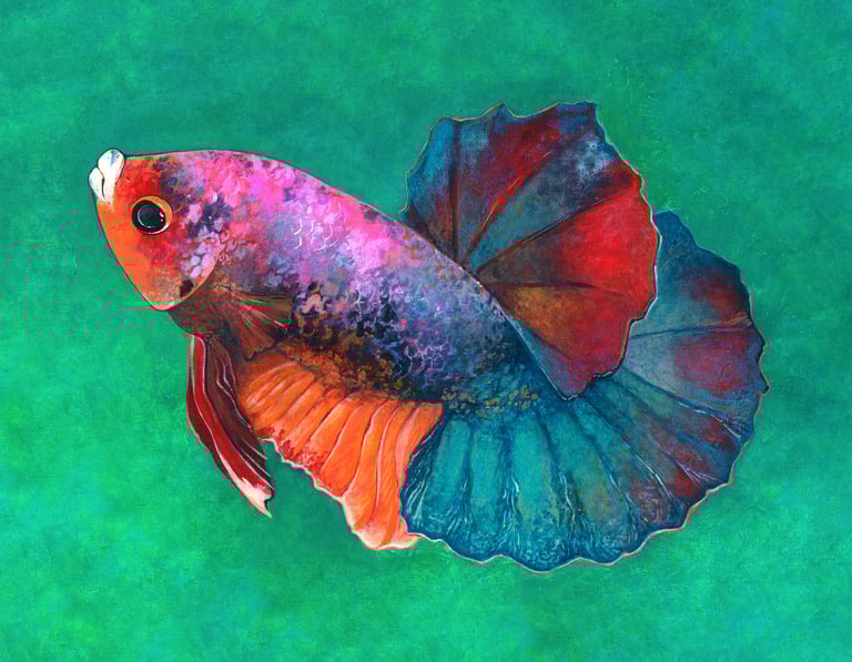 Parasol (Print) Acrylic Painting Image 2