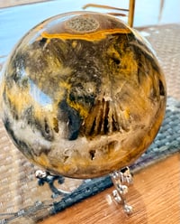 Image 3 of BUMBLEBEE JASPER SPHERE WITH CAVES 6CM