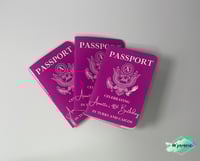 Image 4 of Custom Passport Itinerary Game Books