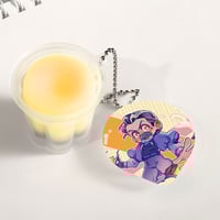 Image 2 of pudding Izzy key chain