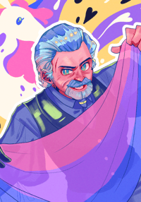 pride month Izzy poster B