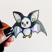 Image 4 of Goth Bat - Pride Stickers