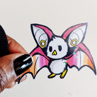 Image 9 of Goth Bat - Pride Stickers