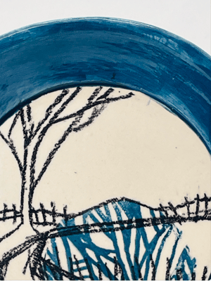 Image of Waveney Valley Willow plate (#669)