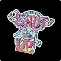 Embarrassed Chopper sticker