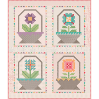 Image 2 of QUILT SEED PATTERNS Piece and Plenty 4 pk by Bee in My Bonnet