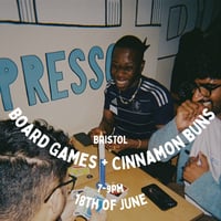 Image 1 of Board Games + Cinnamon Buns, 18th of June, 7-9pm Bristol