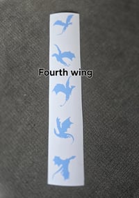Image 3 of STENCIL ONLY | Fourth Wing | Iron Flame | Onyx Storm | Hardback
