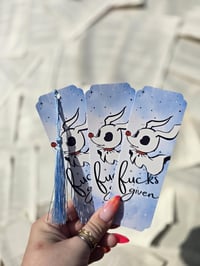 Image 10 of Zero f#cks Given | Zero | Nightmare Before Christmas | Bookmark | Tassel | Cardstock | Glossy | 2...