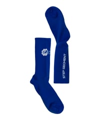 Image 1 of Segment Socks Blue