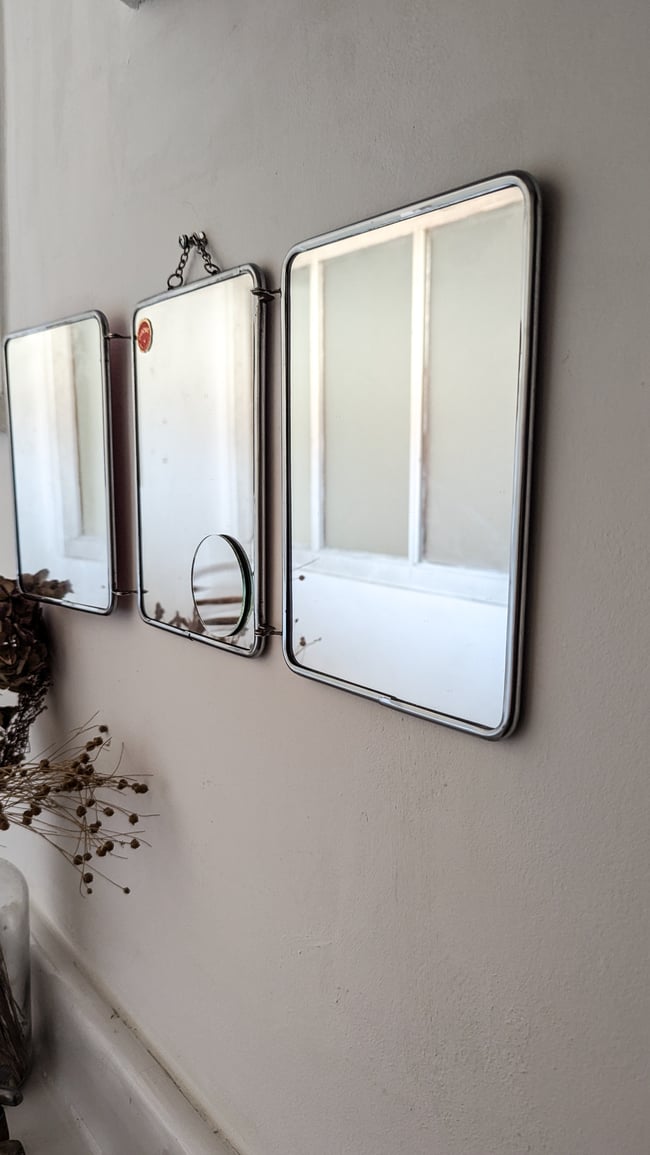 .Miroir triptyque. 