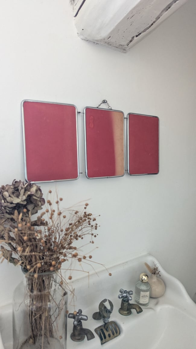 .Miroir triptyque. 