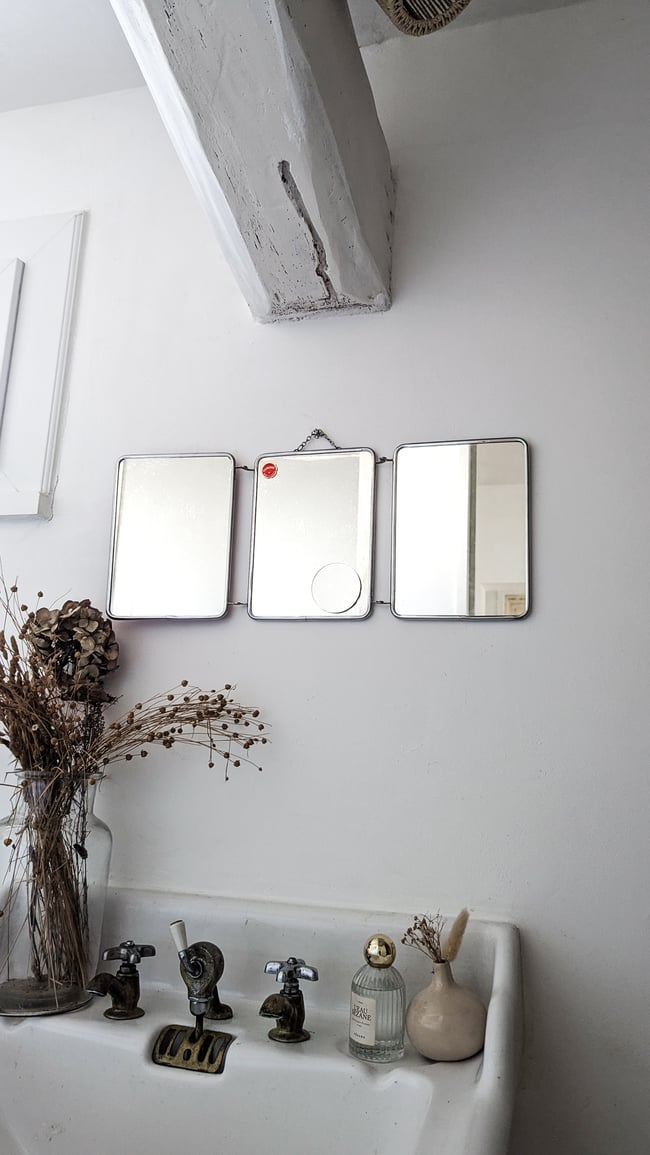 .Miroir triptyque. 