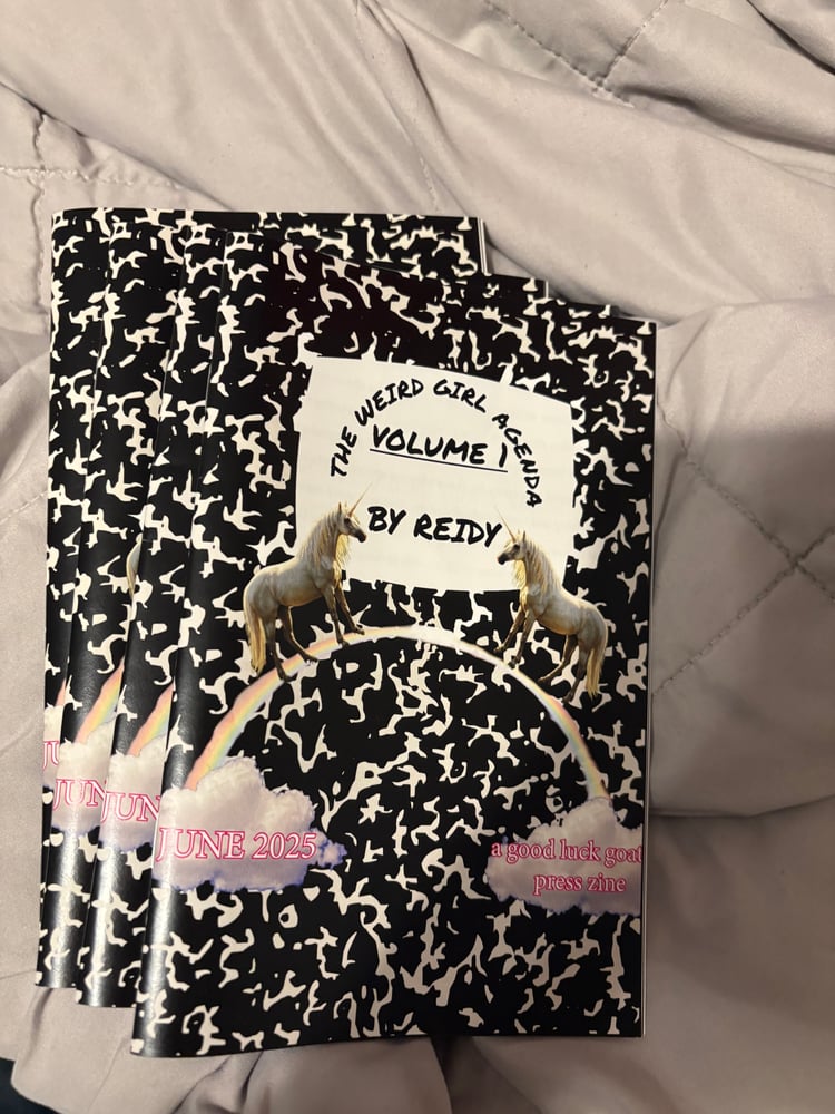 Image of the weird girl agenda vol 1 + button