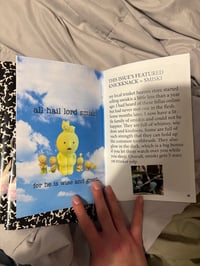 Image 3 of the weird girl agenda vol 1 + button