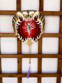 Image 2 of Tiger Hell Mouth Hand Fan