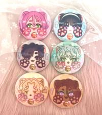 Image 1 of ALIEN STAGE kitty plush pins! 