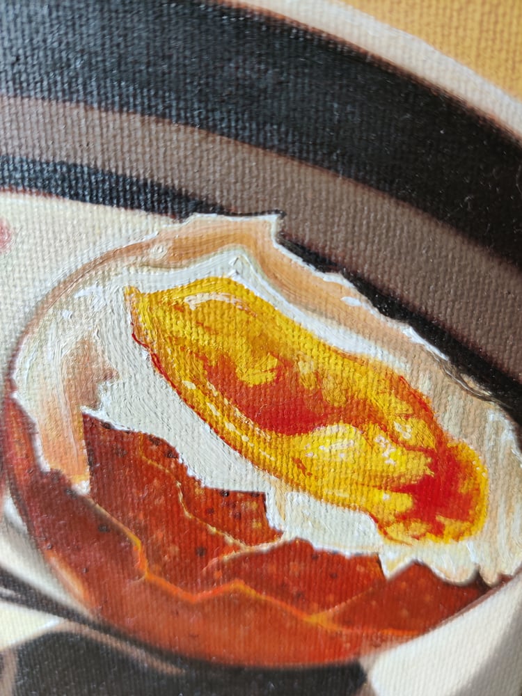 Image of 'Boiled Egg on Denby Plate' 