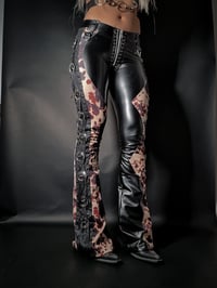 Image 5 of Tricolour Cowprint Concho Flares