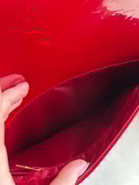 Image 3 of Louis Vuitton Red Vernis Leather Pegase 45 Suitcase