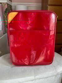 Image 1 of Louis Vuitton Red Vernis Leather Pegase 45 Suitcase