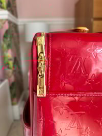 Image 5 of Louis Vuitton Red Vernis Leather Pegase 45 Suitcase