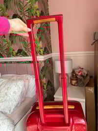 Image 8 of Louis Vuitton Red Vernis Leather Pegase 45 Suitcase
