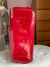 Image 9 of Louis Vuitton Red Vernis Leather Pegase 45 Suitcase