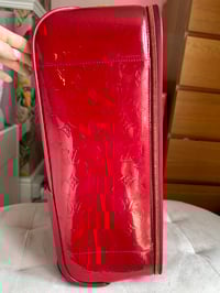 Image 10 of Louis Vuitton Red Vernis Leather Pegase 45 Suitcase