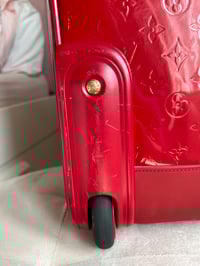 Image 13 of Louis Vuitton Red Vernis Leather Pegase 45 Suitcase