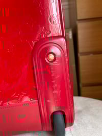 Image 14 of Louis Vuitton Red Vernis Leather Pegase 45 Suitcase