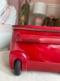 Image 16 of Louis Vuitton Red Vernis Leather Pegase 45 Suitcase